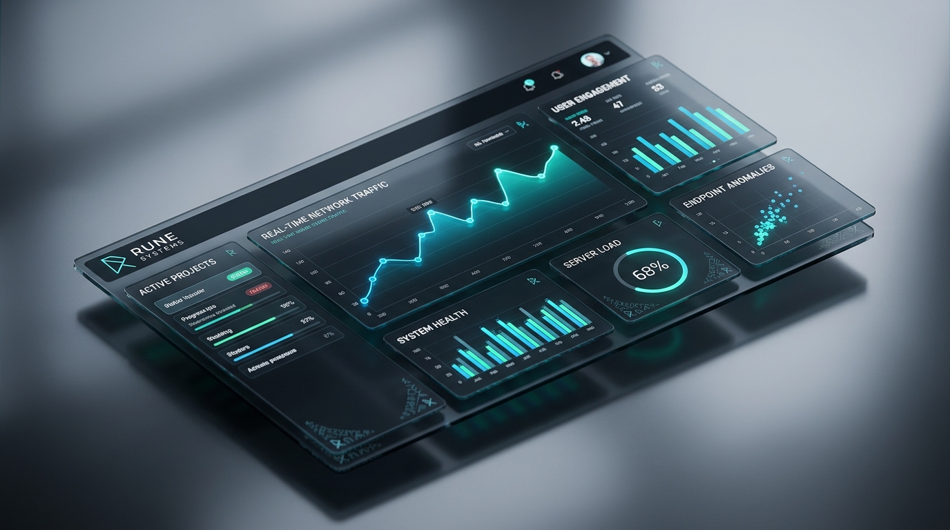 Painel de Controle e Telemetria Rune Systems